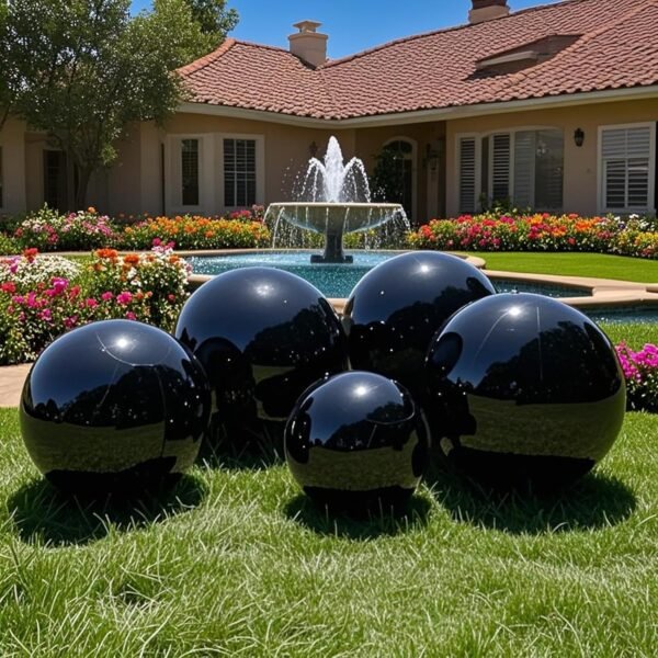 Giant inflatable mirror ball