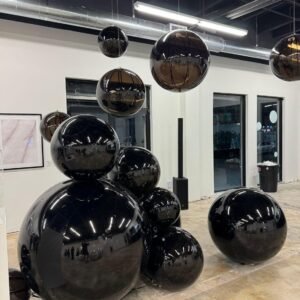 Giant inflatable mirror ball
