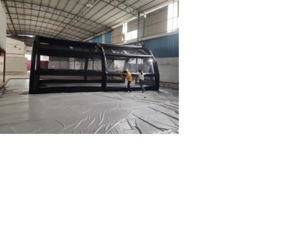 20x16ft Commercial PVC Inflatable Batting Cages Baseball Sport Games with Net Black - Image 5
