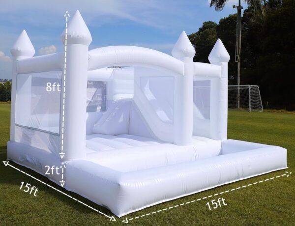 Inflatable Bounce House with Slide and Ball Pit