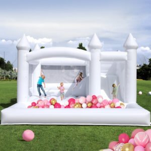 Inflatable Bounce House with Slide and Ball Pit