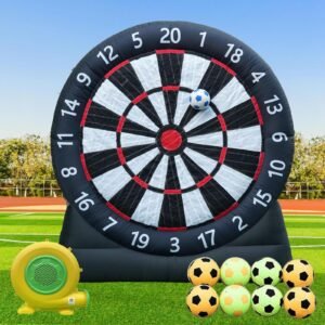 Giant Inflatable Dart Board Oxford Cloth Soccer Dart Board Backyard Soccer Games