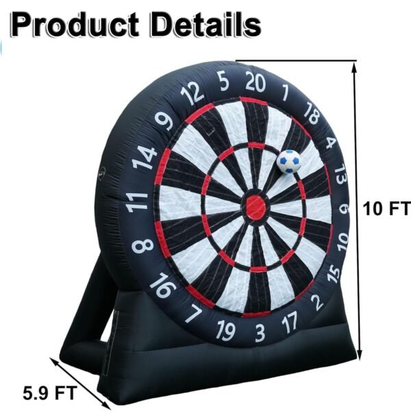 Giant Inflatable Dart Board Oxford Cloth Soccer Dart Board Backyard Soccer Games - Image 2