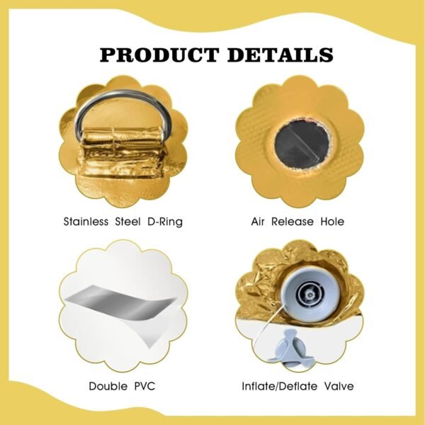 Inflatable Mirror Ball Gold