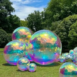 Inflatable Mirror Ball Iridescent