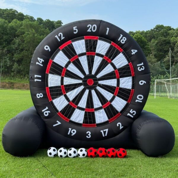 Giant Outdoor Inflatable Soccer Darts Board with 8pcs Soccer Ball - Image 4