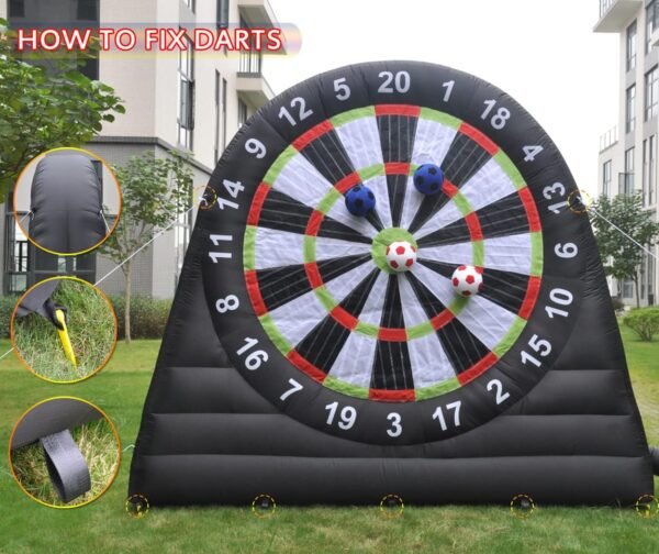 Inflatable Soccer Darts Board