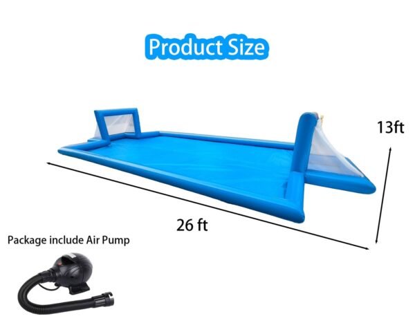 26ft Inflatable Soccer Field Outdoor Inflatable Football Field Pool Family Backyard Pool Football Game - Image 5