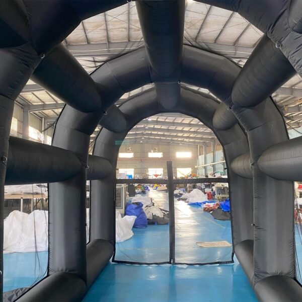 19.68ft x 9.84ft Inflatable Tennis Tent Baseball Cage Football Court Cage Inflatable Baseball Field Softball Batting  Pitching Cage - Image 4