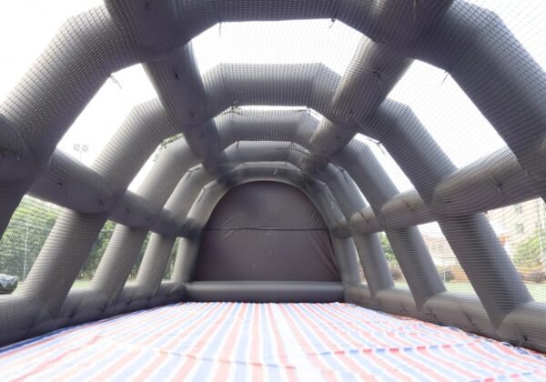 Inflatable Tennis Tent Cage Football Court Cage Inflatable Baseball Field Softball Batting&Pitching Cage 40'x14'x11' - Image 2