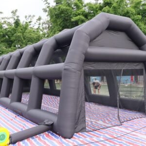Inflatable Tennis Tent Cage Football Court Cage Inflatable Baseball Field Softball Batting&Pitching Cage 40'x14'x11'