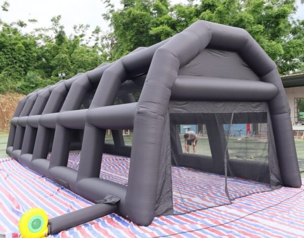 Inflatable Tennis Tent Cage Football Court Cage Inflatable Baseball Field Softball Batting&Pitching Cage 40'x14'x11'