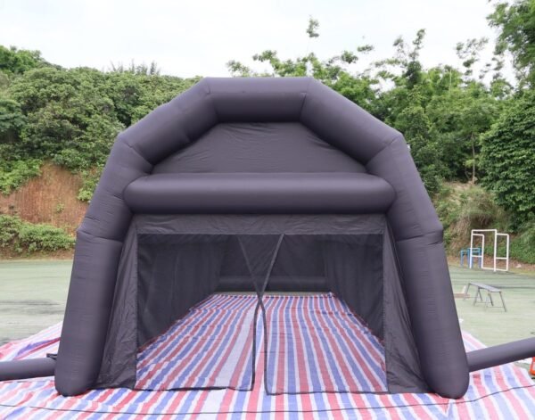 Inflatable Tennis Tent Cage Football Court Cage Inflatable Baseball Field Softball Batting&Pitching Cage 40'x14'x11' - Image 3