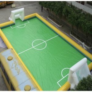 PVC Inflatable Water Football Field 13 * 6m Inflatable Sport Game