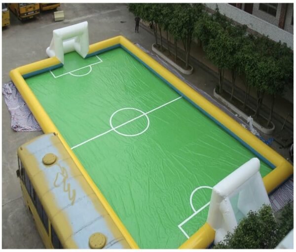 PVC Inflatable Water Football Field 13 * 6m Inflatable Sport Game