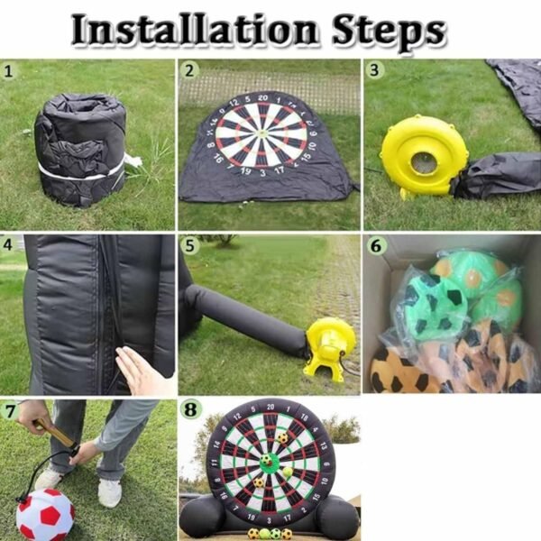 Outdoor Inflatable Soccer Darts Board