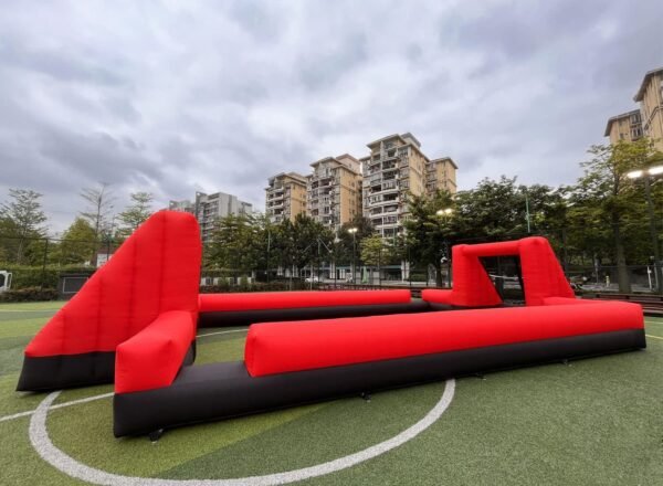 40ft x 20ft Outdoor Inflatable Soccer Field Inflatable Football & Soccer Pitch Court for School Playground/Family/Team Games - Image 4