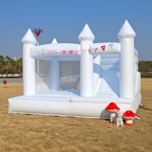 White Inflatable Bounce House