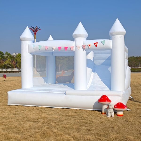 White Inflatable Bounce House
