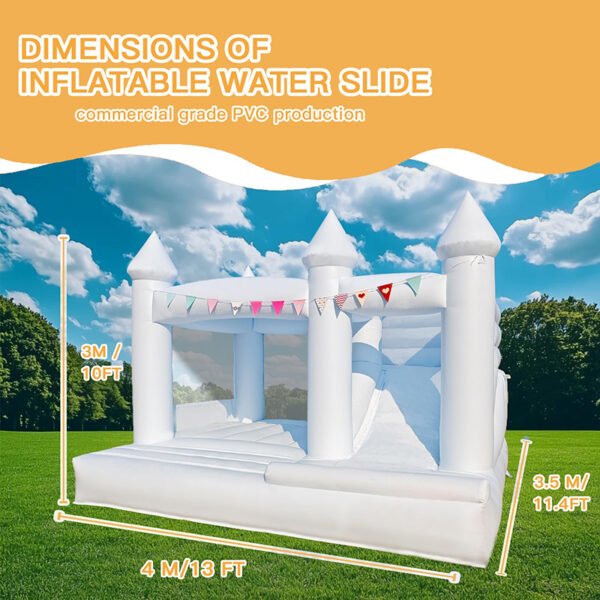 White Inflatable Bounce House