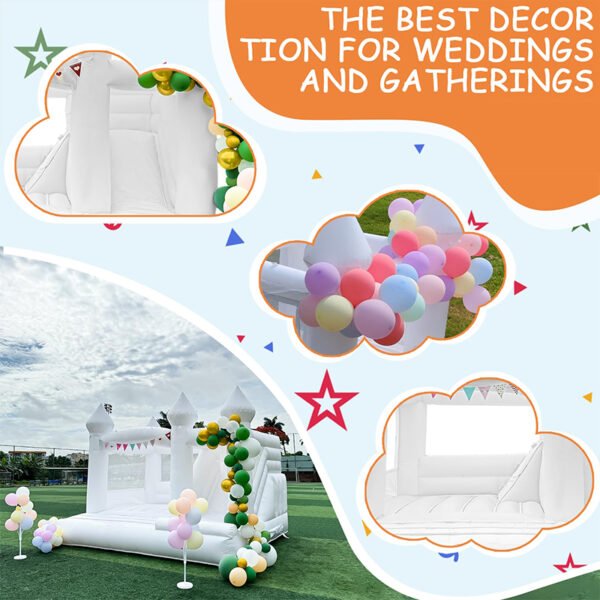 White Inflatable Bounce House
