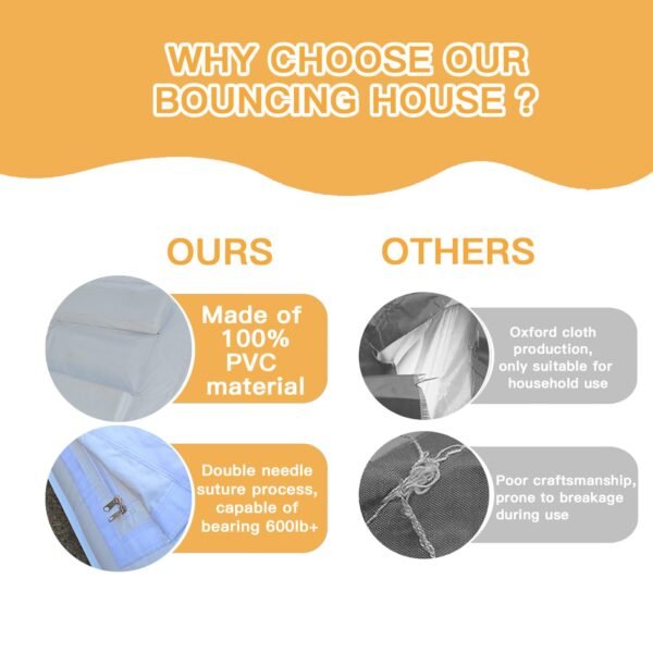 White Inflatable Bounce House