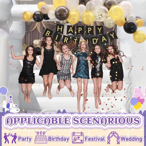 White Inflatable Bounce House Wedding