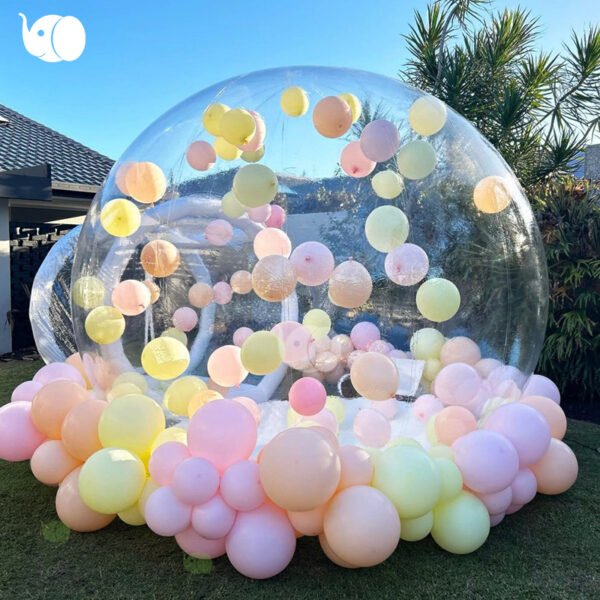 Kid-Safe 3M+2m Inflatable Bubble House: Backyard Play Domes for Family Adventures - Image 3